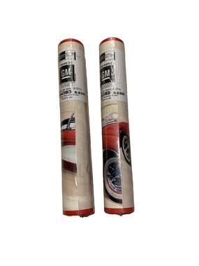 Sure Strip General Motors 1957 Corvette Wallpaper Border 9" Wide Prepasted Lot 2